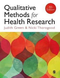 Qualitative Methods for Health Research - Click Image to Close