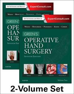 Green's Operative Hand Surgery 7th edition 2 vol set