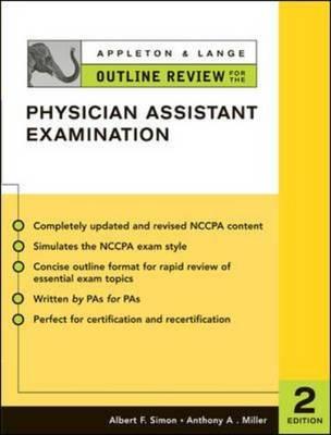 Appleton & Lange Outline Review for the Physician Assistant Examination, Second Edition - Click Image to Close