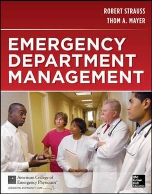 Strauss and Mayer's Emergency Department Management - Click Image to Close
