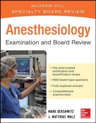 Anesthesiology Examination and Board Review - Click Image to Close