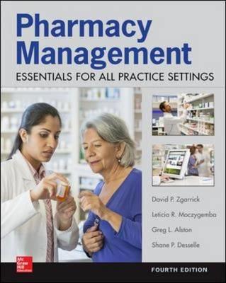 Pharmacy Management: Essentials for All Practice Settings - Click Image to Close