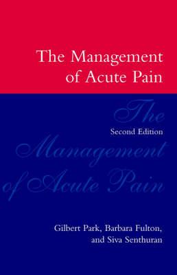 Management of Acute Pain - Click Image to Close