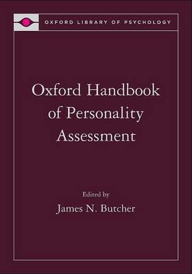 Oxford Handbook of Personality Assessment - Click Image to Close