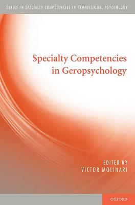 Specialty Competencies in Geropsychology - Click Image to Close