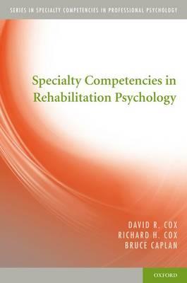 Specialty Competencies in Rehabilitation Psychology - Click Image to Close