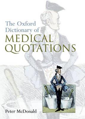 Oxford Dictionary of Medical Quotations - Click Image to Close