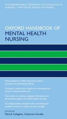 Oxford Handbook of Mental Health Nursing - Click Image to Close
