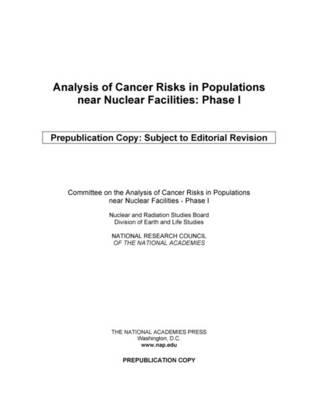 Analysis of Cancer Risks in Populations Near Nuclear Facilities: Phase I - Click Image to Close