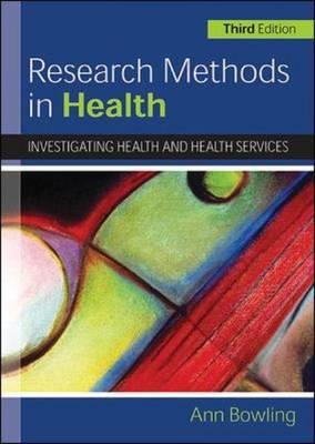 Research Methods in Health: Investigating Health and Health Services - Click Image to Close