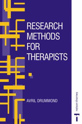 RESEARCH METHODS FOR THERAPISTS - Click Image to Close