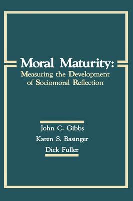 Moral Maturity: Measuring the Development of Sociomoral Reflection - Click Image to Close