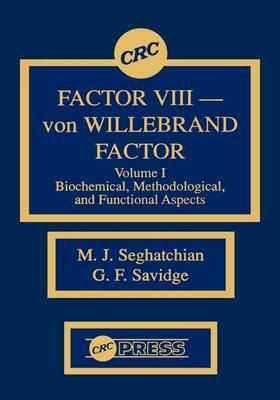 Factor VIII - von WIllebrand Factor, Volume I - Click Image to Close