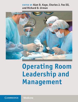 Operating Room Leadership and Management - Click Image to Close