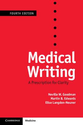 Medical Writing: A Prescription for Clarity - Click Image to Close