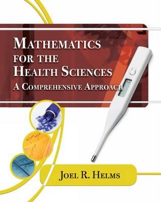 MATHEMATICS FOR HEALTH SCIENCE - Click Image to Close