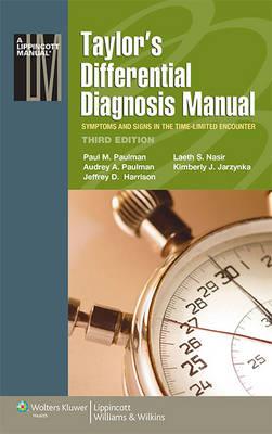 Taylor's Differential Diagnosis Manual - Click Image to Close