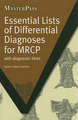 Essential Lists of Differential Diagnoses for MRCP - Click Image to Close