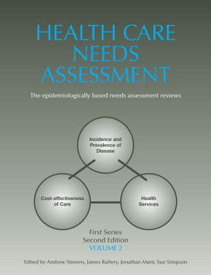 Health Care Needs Assessment, First Series, Volume 2, Second Edition - Click Image to Close