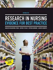Research in Nursing: Evidence for Best Practice: Evidence for Best Practice