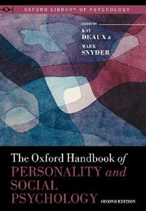 The Oxford Handbook of Personality and Social Psychology - Click Image to Close