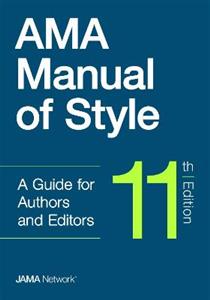 AMA Manual of Style - Click Image to Close