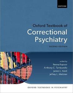 Oxford Textbook Of Correctional Psychiatry 2nd Edition