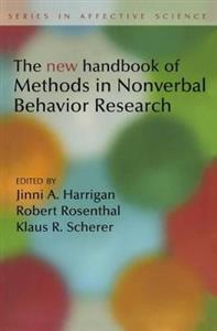 New Handbook of Methods in Nonverbal Behavior Research - Click Image to Close