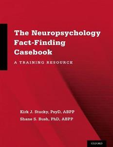 The Neuropsychology Fact-Finding Casebook - Click Image to Close