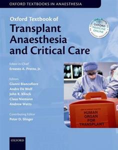 Oxford Textbook of Transplant Anaesthesia and Critical Care - Click Image to Close