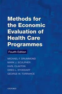 Methods for the Economic Evaluation of Health Care Programmes 4th ed - Click Image to Close