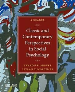 Perspectives in Social Psychcology - Click Image to Close