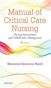 Manual of Critical Care Nursing 7E ebook - Click Image to Close