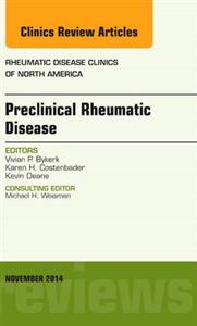 Preclinical Rheumatic Disease, An Issue