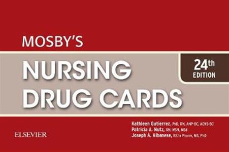 Mosby's Nursing Drug Cards 24E - Click Image to Close