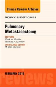 Pulmonary Metastasectomy, An Issue of Th - Click Image to Close