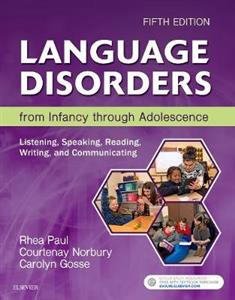 Language Disorder Infancy Adolescence 5E - Click Image to Close