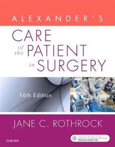 Alexander's Care of the Patient in Surgery - Click Image to Close