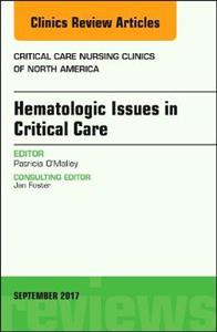 Hematologic Issues in Critical Care, An