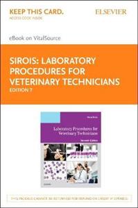 Lab Procedures for Vet Technicians 7E - Click Image to Close