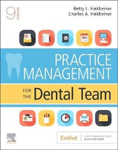 Practice Mgmt for the Dental Team 9e - Click Image to Close