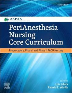 PeriAnesthesia Nurs Core Curriculum 4E - Click Image to Close