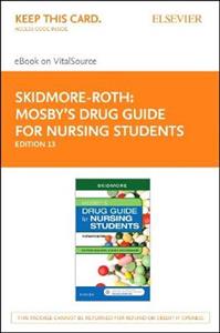 Mosby's Drug Guide Nursing Students 13E - Click Image to Close