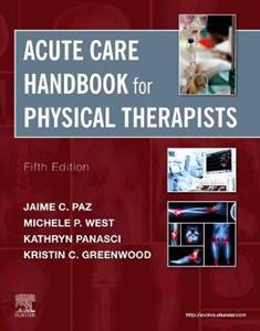 Acute Care HB for Physical Therapists 5e - Click Image to Close