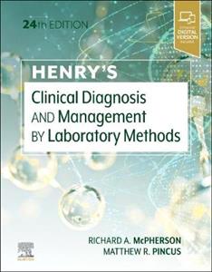 Henry's Clin Diag amp; Mngt Lab Methods 24E - Click Image to Close