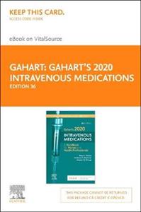 Gahart's 2019 Intravenous Medications - Click Image to Close