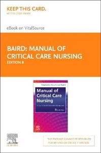 Manual of Critical Care Nursing 8E - Click Image to Close