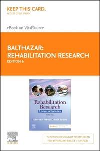 Rehabilitation Research 6E - Click Image to Close