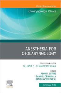 Anesthesia in Otolaryngolog
