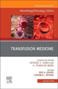 Transfusion Medicine - Click Image to Close